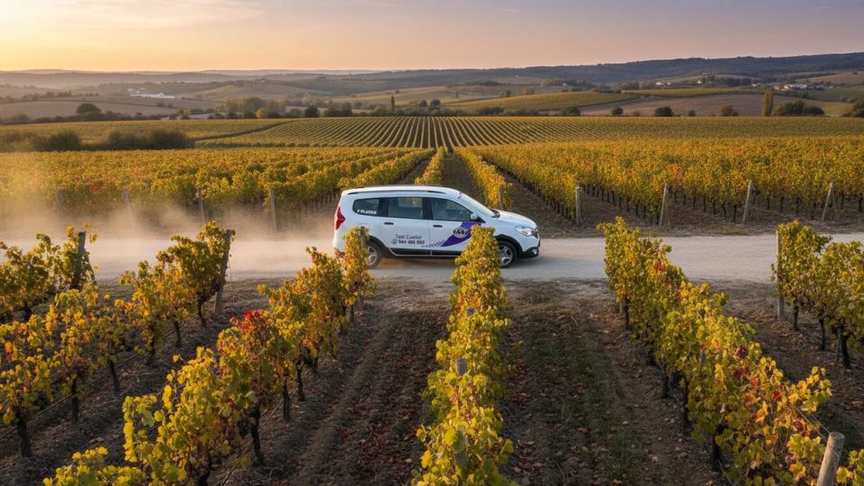 Servicio taxi para rutas enoturísticas